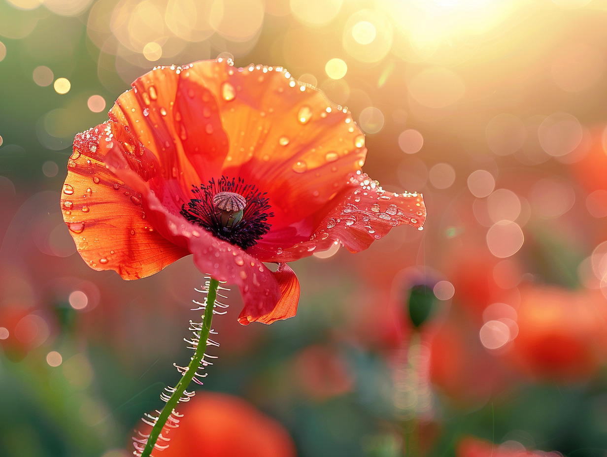 fleurs coquelicot